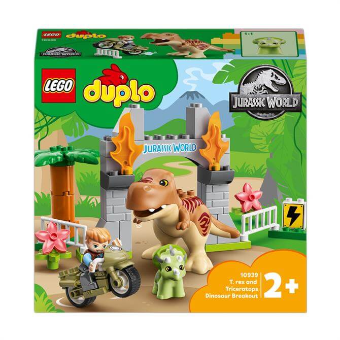 Lego Duplo T Rex & Triceratops Dinosaur Toy 10939